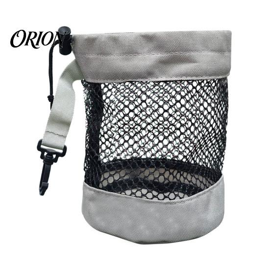 Golf Ball Holder Portable Storage Bag, Drawstring Mesh Pouch for Accessory, Bag Gear Organizer, Gift Men Women Golfer