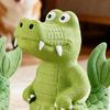 Crocodile Dog Chew Toy Squeaky Crocodile Bite-Resistant Interactive Dog Toy Teeth Cleaning Self-Entertainment Toy for Dogs Puppies Play Chewing