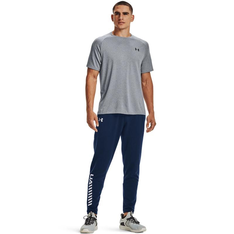 Under Armour Tech 2.0Мужская футболка Tech Стальной Хизер Светло-серый 1326413-036