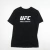 Мужская черная спортивная футболка с графическим принтом UFC, размер S