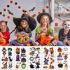 10sheets Halloween Pumpkin Ghost Tattoo Stickers For Arm Body Temporary Waterproof Tattoo Stickers Kids Festival Party Supplies