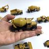 6pcs/set Mini Car Toys Alloy Engineering Truck Car Excavator Bulldozer Roller Miniature Model Diecast Birthday Gift for Kid Boys