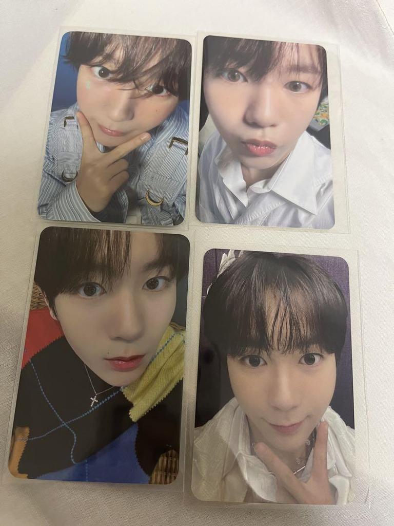 [USED] Nct Wish Ryo Trading Card Wish Songbird 4-piece Set