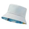 Faced Double Fisherman Hat Leaf Print Outdoor Cap Breathable Hats Gift Fashion