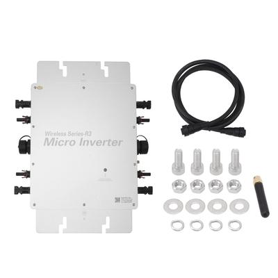 Микроинвертор для солнечной сети с самоохлаждением IP65 WVC 1200 Вт 100 В?Солнечный микроинвертор 240 В для дома