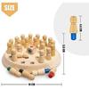 Деревянная игра на память с шахматными фишками, BLOWEST Разноцветные шахматы на память, Забавная блочная настольная игра, Развивающая игрушка для раннего возраста, Игры для тренировки мозга
