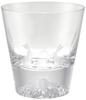 Стакан для виски Tajima Glass Edo Glass Fuji в деревянной коробке и гора. (лунный кролик)