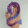 Новая 3D-печать 45 см Модель Морского Дракона Мифический Дракон Настольные Украшения Многосуставные Активные Модели Домашние Украшения