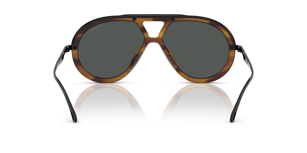 Солнцезащитные очки 0EA4242U БЛЕСТЯЩИЙ ПОЛОСАТЫЙ КОРИЧНЕВЫЙ 56 [Emporio Armani]