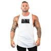 2024 Gym Workout Sleeveless Shirt Tank Top Men Animal Bodybuilding Clothing Fitness Sportwear Muscle Male Fashion Tanktop
