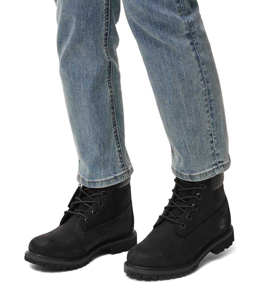 Timberland [Icon] (Women'S) Premium 6-Inch Waterproof Boots - Black Nubuck / 8658A-001