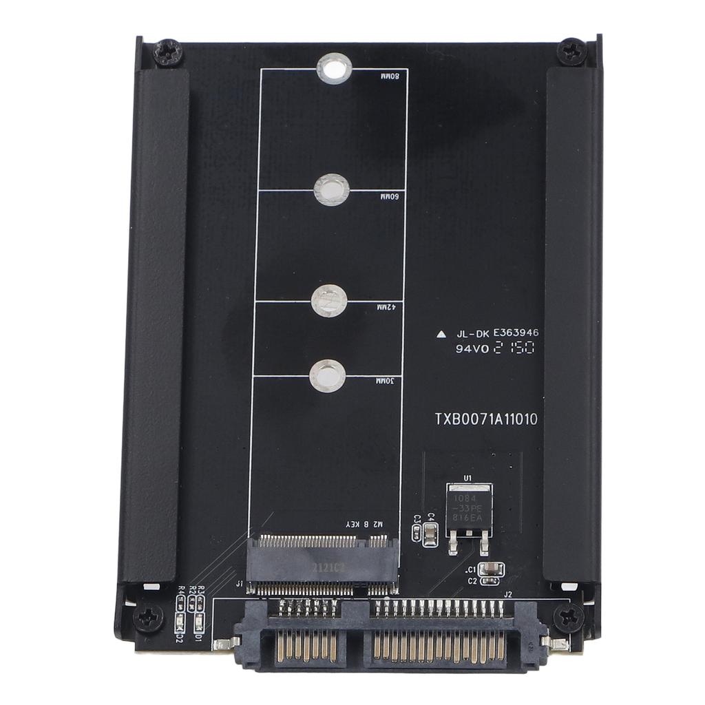 M.2 B Key To SATA3 Adapter Card Professional High Speed Transmission 6Gbps M.2 B Key To 2.5 Inch