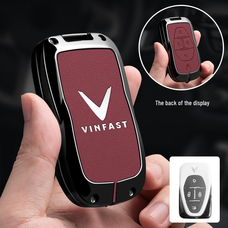 Vinfast Vietnam Car Key Case for Zhonghua V5/VF8 VF3/5/9 with Premium Keyring Buckle
