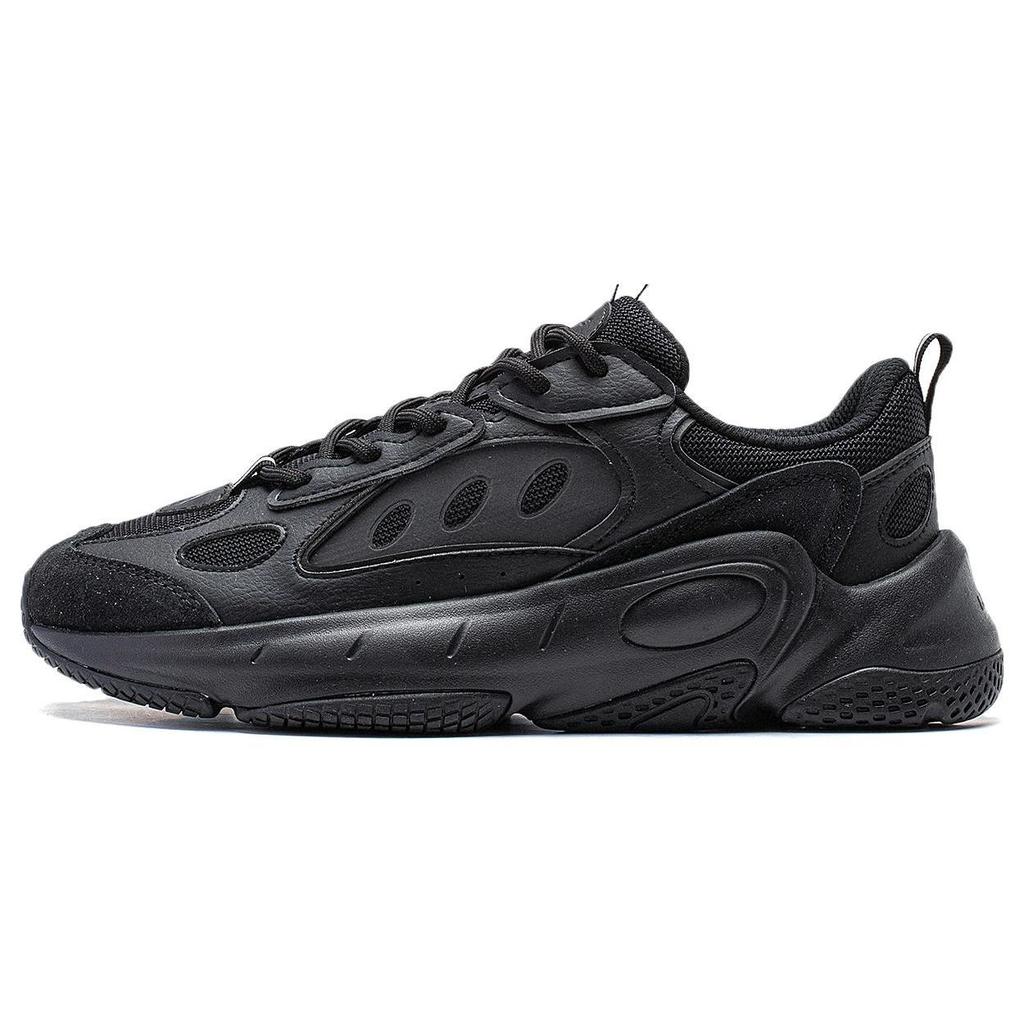 Li Ning Wing Style Амортизация Нескользящие Износостойкие Поддержка Низкие Повседневные Кроссовки Женские Черные AGCT462-4