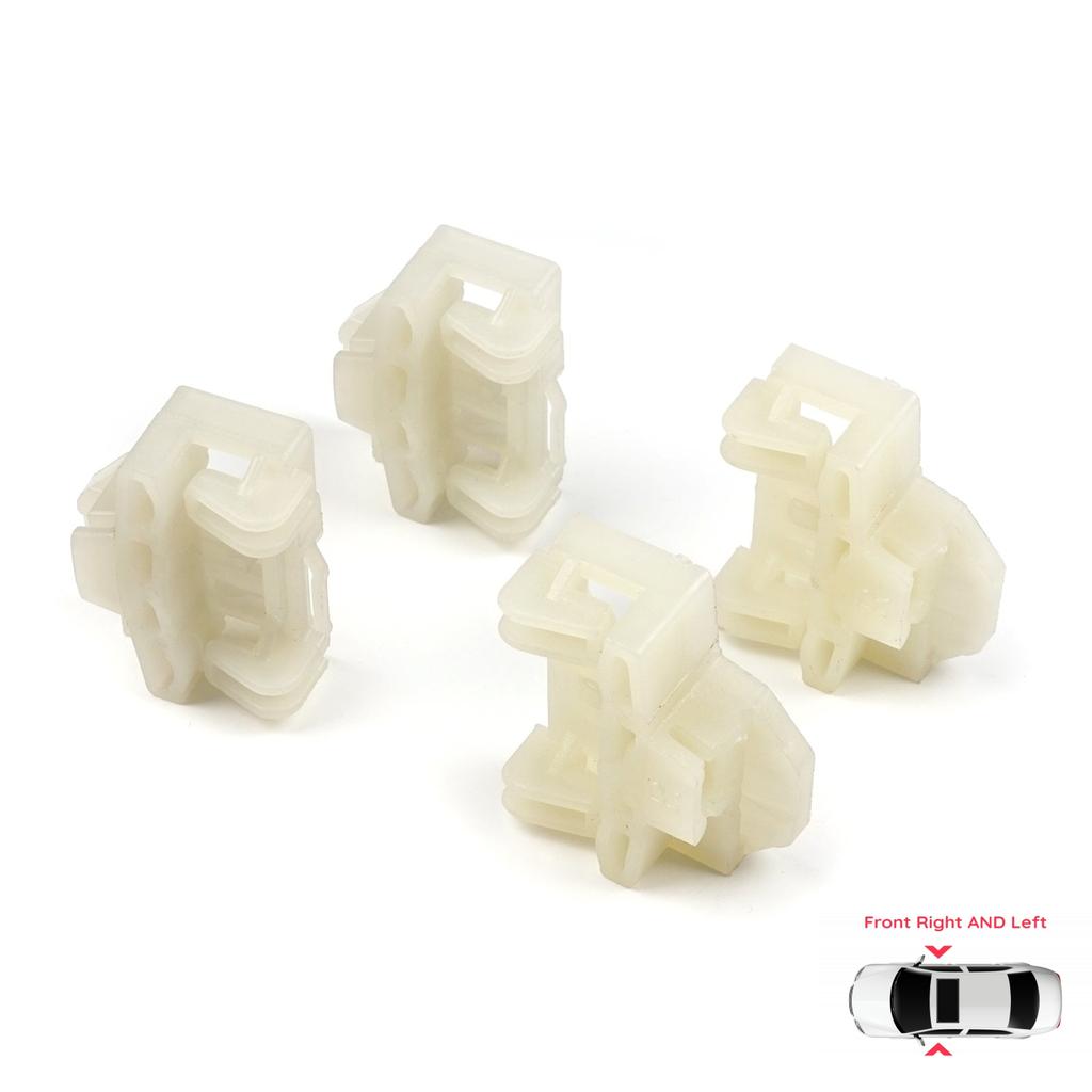 EWR46+EWR47 4 Pcs Window Regulator Guide Clips Front Left Right for  A4 B5 VW Polo 6N Passat B5 Skoda Superb MK1 8D0837462