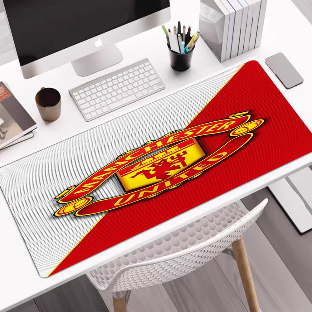 Manchester United Theme Mouse Pad, Non Slip Rubber Base, Multifunctional Office & Home Decor, Perfect for Workspace Personalization.