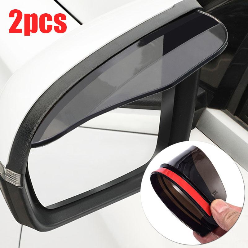 Автомобильное зеркало заднего вида, 2 шт., козырек для бровей от дождя, карбоновый козырек заднего вида для автомобиля, боковой снежный солнцезащитный козырек, дождевик, аксессуары для автомобильных зеркал