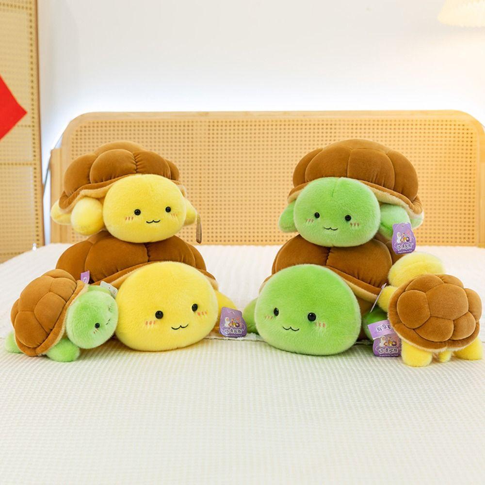 Collection Bread Tortoise Plush Toys Fluffy Turtle Doll Throw Pillow Car Decor