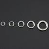 Tackle Pesca Lures 304 Stainless Steel Fishing Rings Tackle Connector Snap Split Rings Lead Jigging