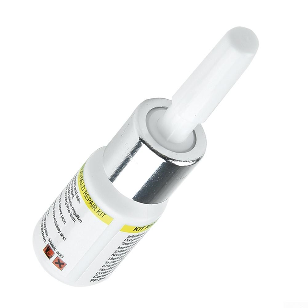 Компактный набор для ремонта стекла со смолой, аппликатором и лезвием для трещин лобового стекла и окон