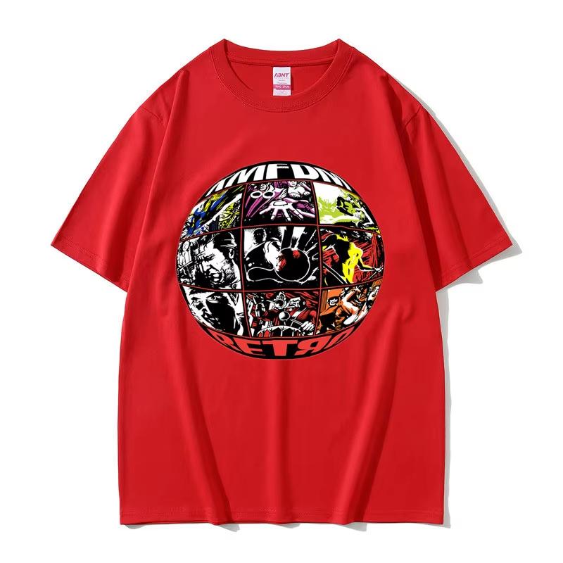 Summer Hot Sale Rock Band Kmfdm Music Album Cover Graphic T Shirts Men Women Hip Hop Streetwear T-shirt Breathable Streetwear Short Sleeve Casual Tees