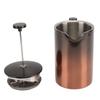 French Press Coffee Tea Maker with Filter Double Layer 304 Stainless Steel Gradient Ramp for 800ml