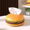 Hamburger Tissue Box Creative Nothing Retro Living Room Drawer Box Home Fun Decorations Ornaments