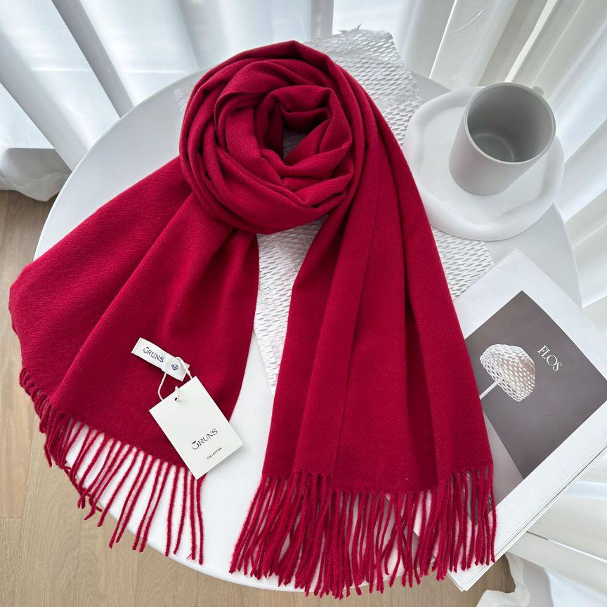 Women's Luxurious Cashmere Scarf Shawl - 250g, Perfect for Autumn & Winter