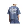 adidas Originals Los Angeles FW25 Пуловер с лого Wilshire и надписью, Мягкая футболка с коротким рукавом, Унисекс футболка JX6178