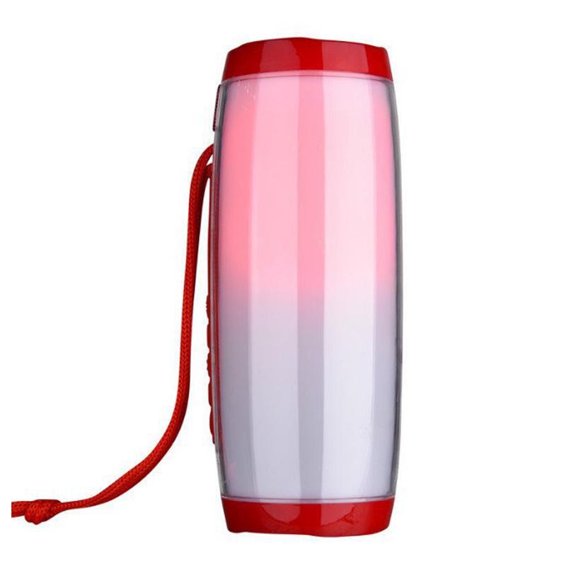 Беспроводная Bluetooth-колонка со светодиодной подсветкой — портативный сабвуфер для использования на открытом воздухе, креативный подарок, красочная подсветка.