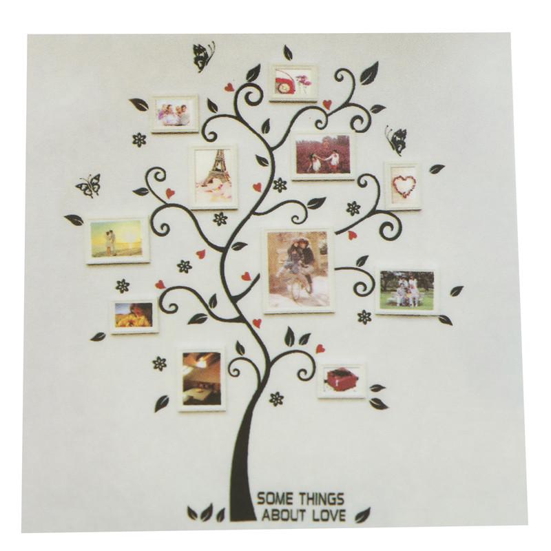 Счастье фоторамка дерево настенная наклейка для гостиной спальня украшение