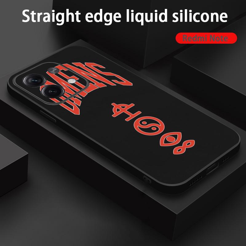 Крутой модный чехол для телефона с постером группы Bad Omens для Redmi Note 14 13 12 11 Pro Plus S 5G 14C A3, мягкий черный чехол