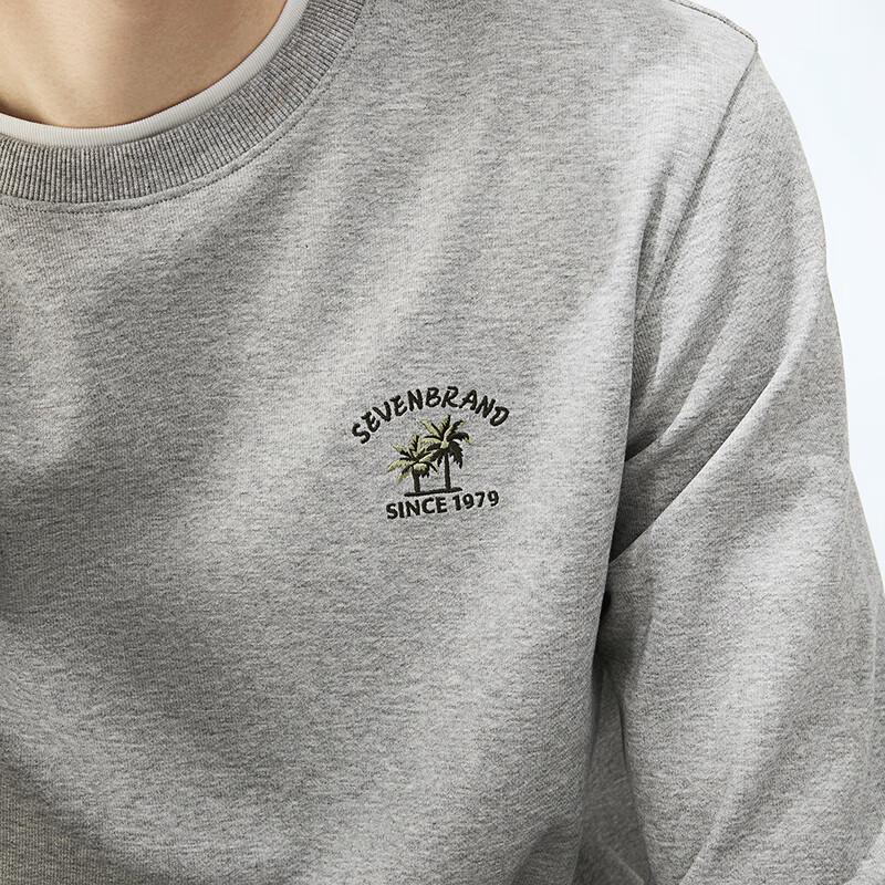 Septwolves Men's Crew Neck Sweatshirt with 5A Antibacterial & 2A Anti-mite