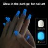 Yousheng 7.3ML Nail Polish Gel Glow-in-the-dark Smooth Painting Strong Ductility Highly Pigmented Quick Drying Gel Nail Polish for Manicure Store
