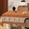 Скатерть для обеденного стола Водонепроницаемая, Маслостойкая, Не требующая стирки и Защищающая от ожогов ПВХ коврик для стола Кофейный столик Защитный коврик для столешницы Легкая роскошь