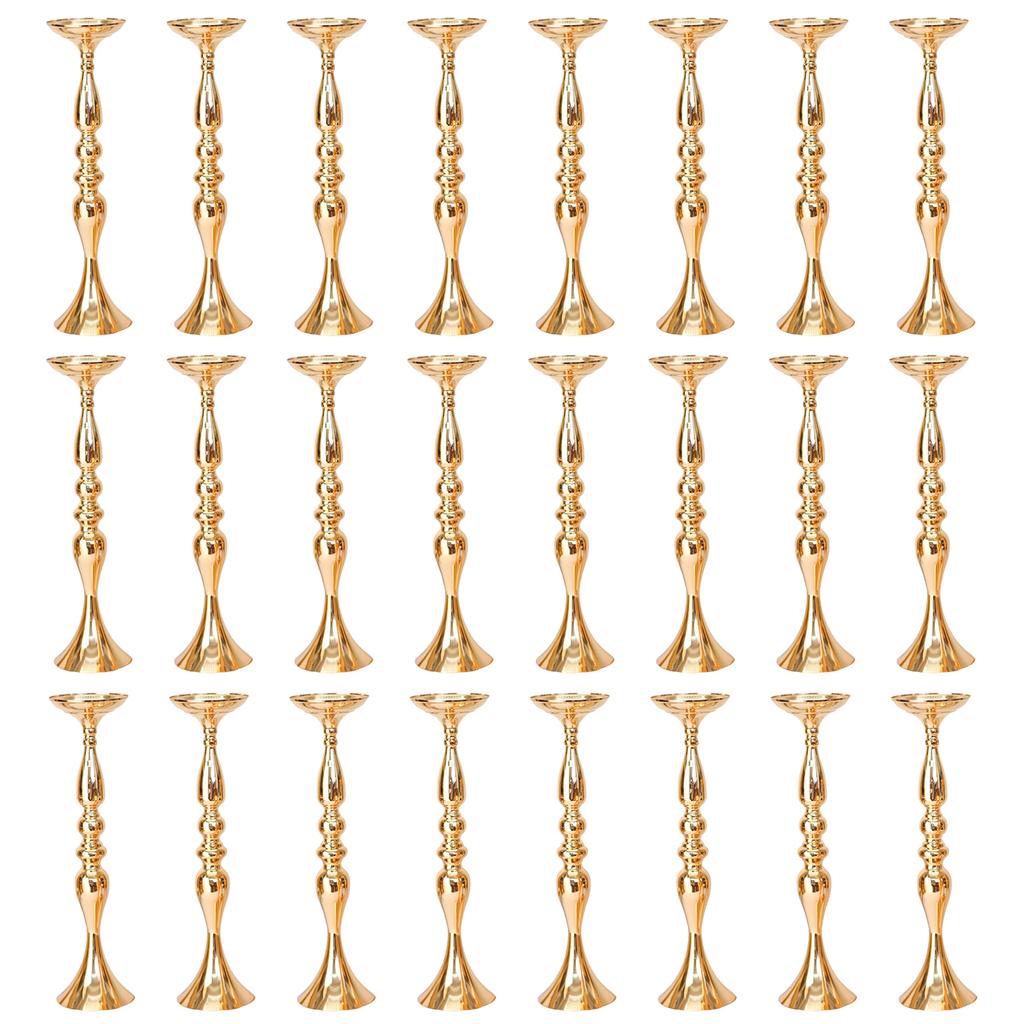 24 шт. Универсальная свадебная ваза для цветов Высота 19,69 дюйма Держатели для цветов Стеллаж для цветочных композиций для украшения центра стола на вечеринку и ужин