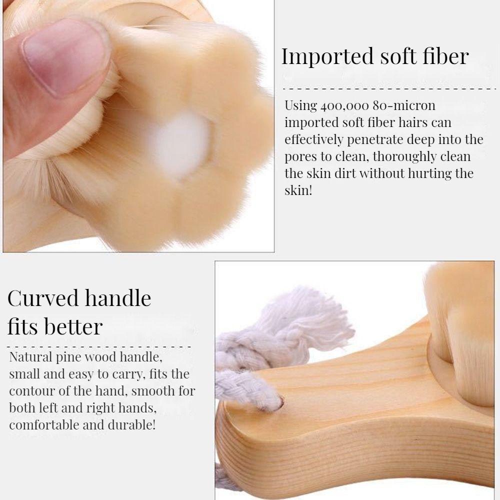 Body Exfoliating Blackhead Massage Scrubber Facial Cleansing Brush Wash Face Brush Skin Care Tool
