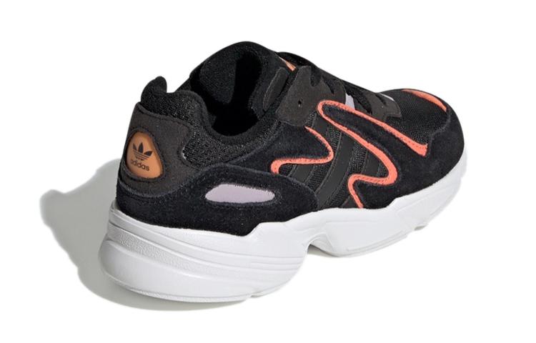 adidas Оригинальные дышащие детские lifestyle-кроссовки Yung 96 Черные Дети Возраст 3-7 лет EE7556
