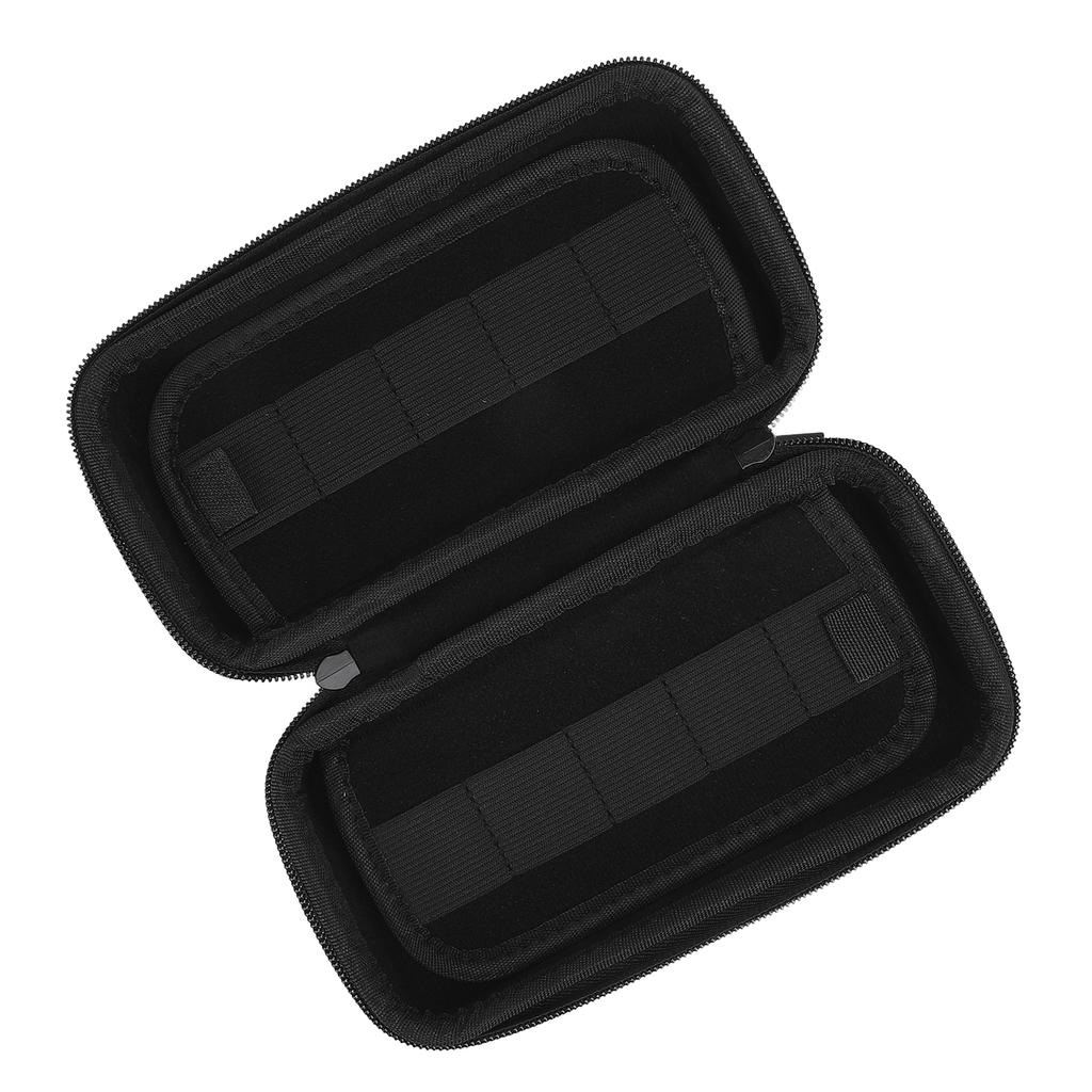 Чехол для USB-флешек Черный 20 слотов EVA Пылезащитный Устойчивый к царапинам Двойная молния Портативный USB