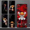 Case For Samsung Galaxy S22 S20 S21 FE S10 S9 Plus S8 Note 20 Ultra 10 Plus Soft Phone Shell Anime One- Piece