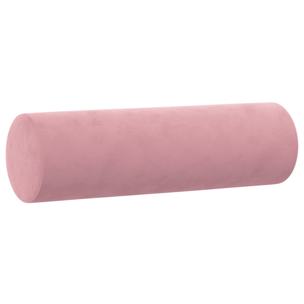 Vidaxl 2-Osobowa Sofa Z Poduszkami, Różowa, 120 Cm, Aksamit