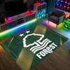 Nottingham Forest Design Crystal Velvet Carpet Cozy Non?Slip Printed Rug For Bedroom Living Room Entrance