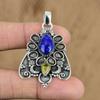 Wedding Gift For Her 925 Sterling Silver Natural Sodalite Gemstone Pendant