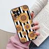 Cute Painted Case For Samsung Galaxy M33 M53 5G Soft Cover Cartoon Cat Sunflower TPU Funda For Samsung A17 A55 A56 Women Coque
