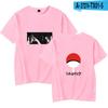 Anime Peripheral Naruto Childrens Tshirt Pure Cotton Cartoon Doublesided Printed Parentchild Casual Short Sleeved Shirt