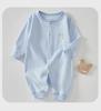 Пижама-комбинезон из хлопка с длинными рукавами для новорожденных на весну, лето и осень