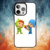 Мультяшный милый чехол для телефона P-Pocoyo для iPhone 17 16 15 14 13 12 Pro Max Plus для Magsafe Зеркальный Беспроводной Магнитный Чехол