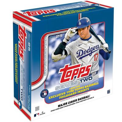 Серия 2 бейсбольных карточек Topps 2025 года — Запечатанная на заводе — Мегабокс