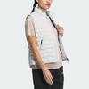 Women's Adidas Down Vests Women's Light Gray Stand Collar Moderate Other