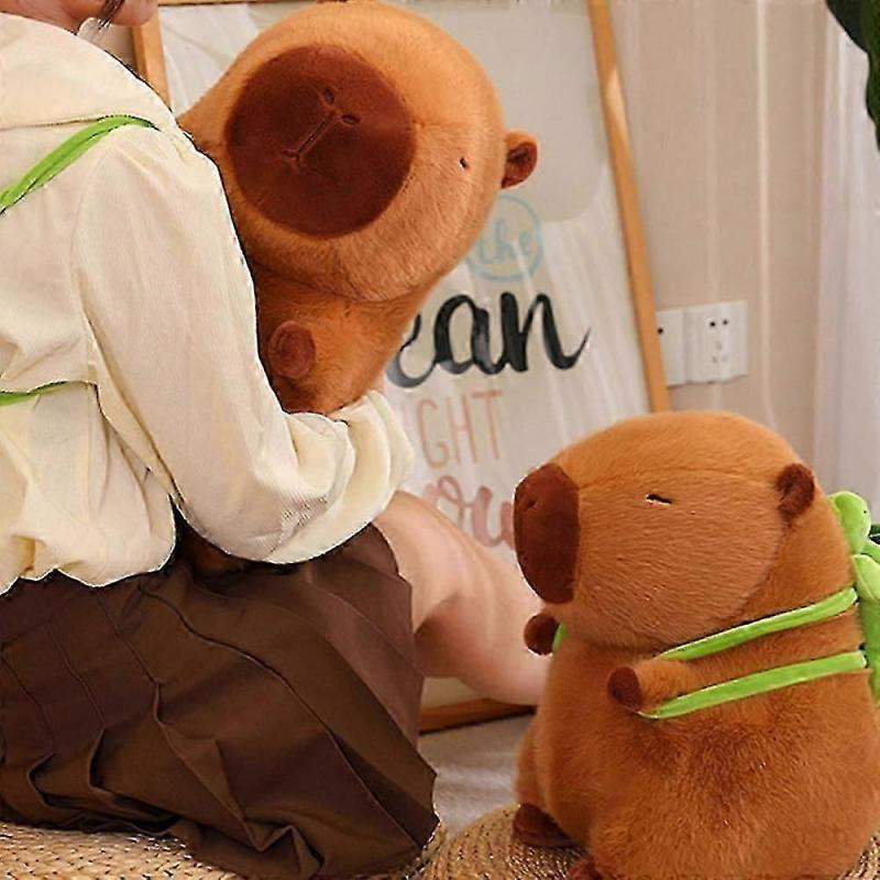 Detachable Turtles Backpack Capybaras Plush Toy Super Soft PP Cotton Hugging Doll Birthday Christmas Gift